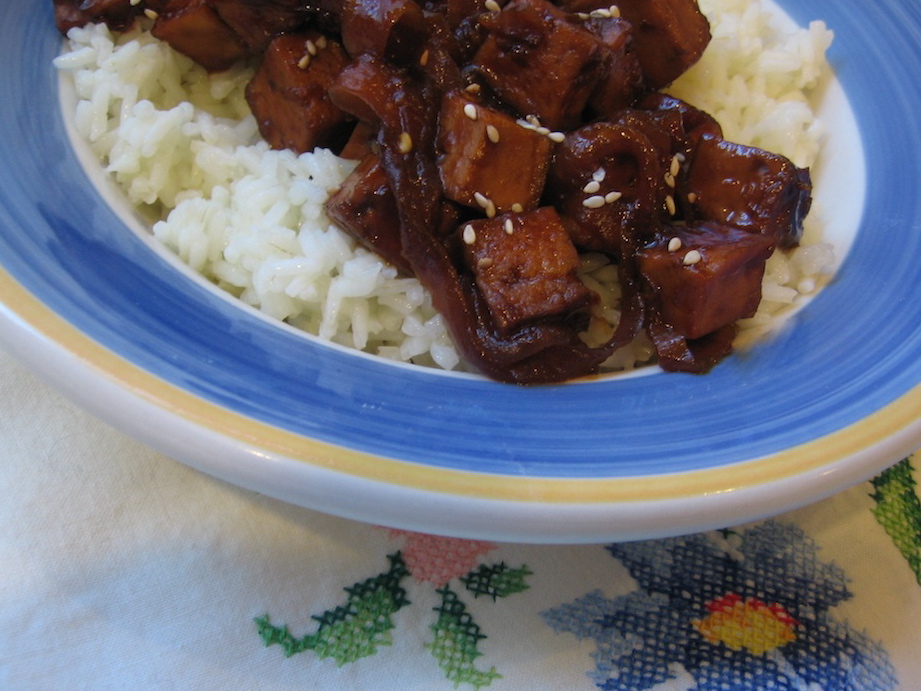 Bourbon Tofu : Non-Alcoholic