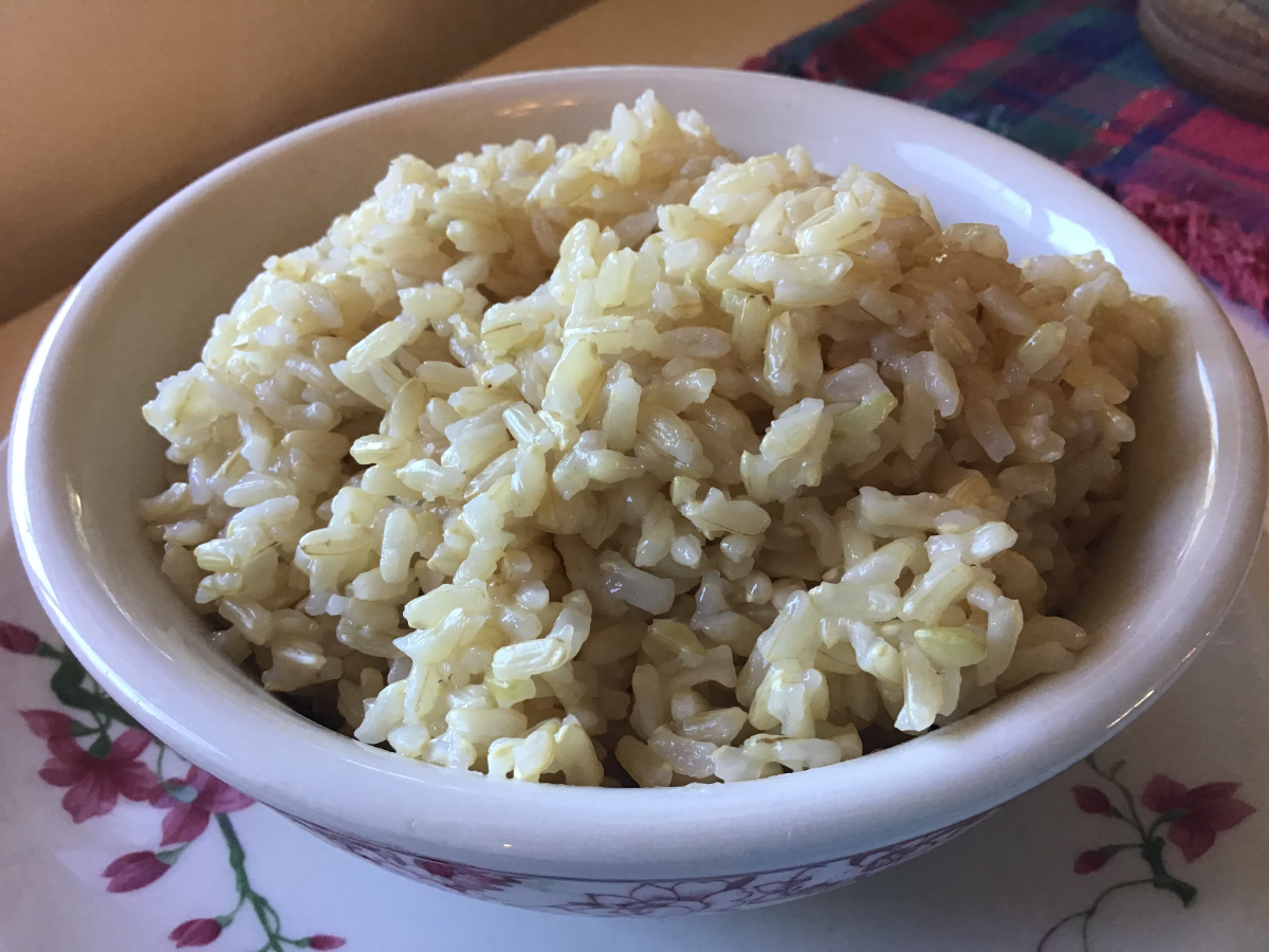 Pressure Cooker Brown Rice