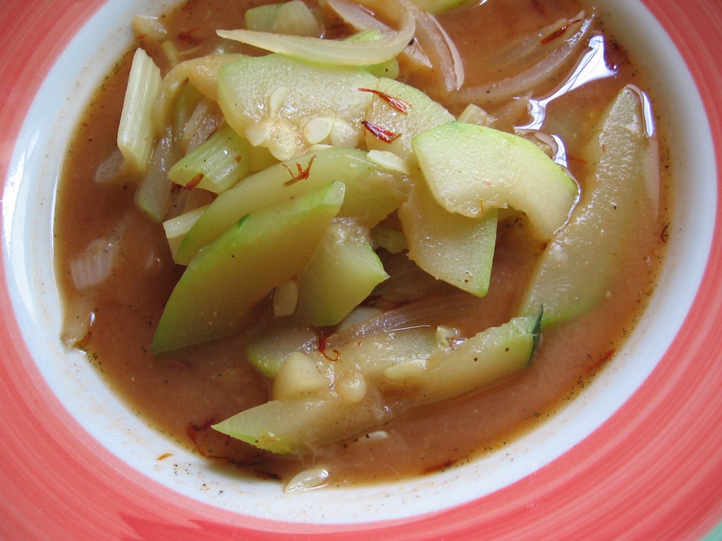 Zucchini Safflower Soup